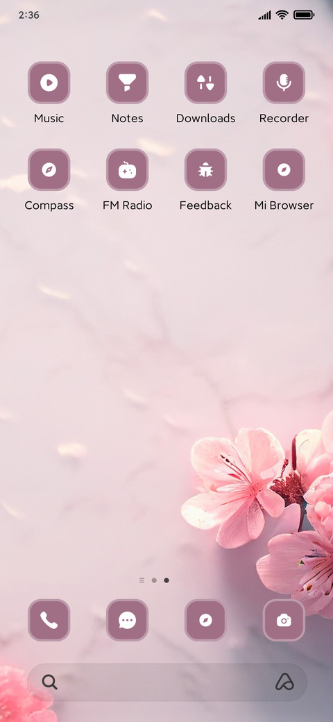 Cherry blossoms screenshot