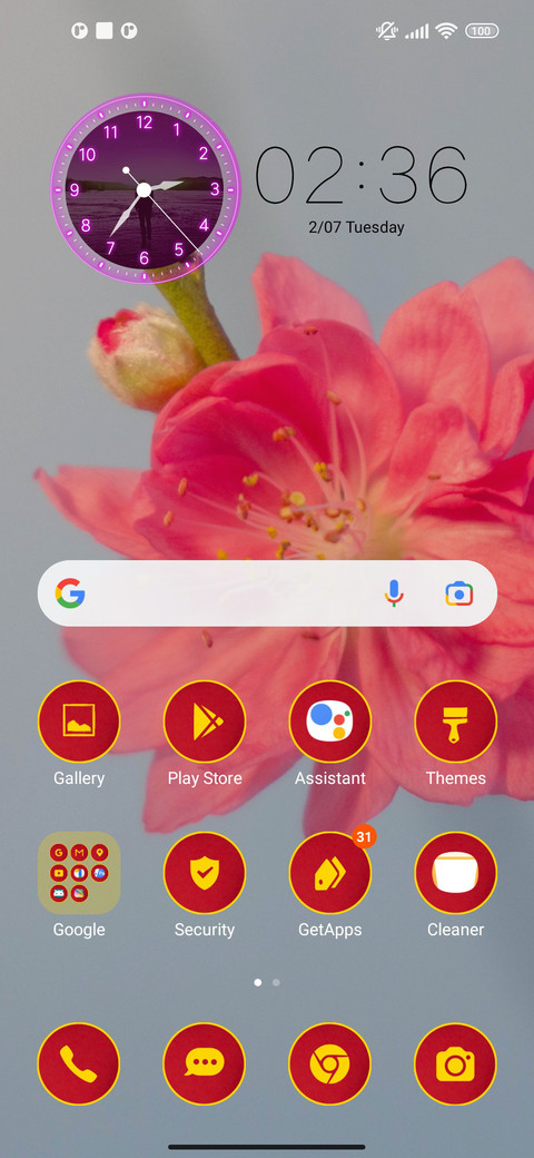 cherry flower screenshot