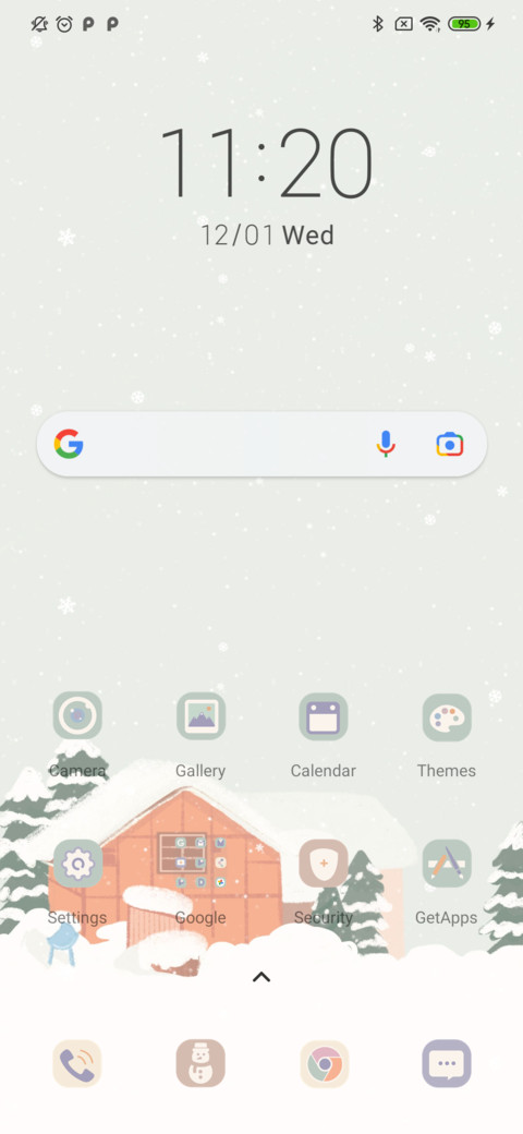 Winter snow screenshot