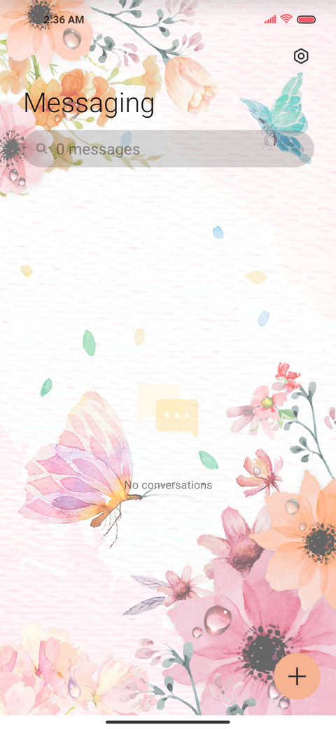 Spring ink flower screenshot