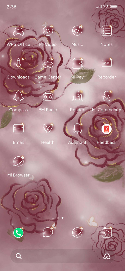 vintage rose screenshot