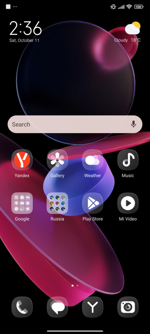 RunOS Liquid Glass screenshot