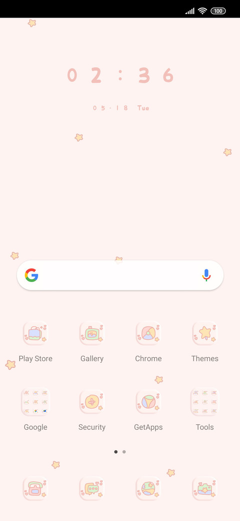 Mimic widget screenshot
