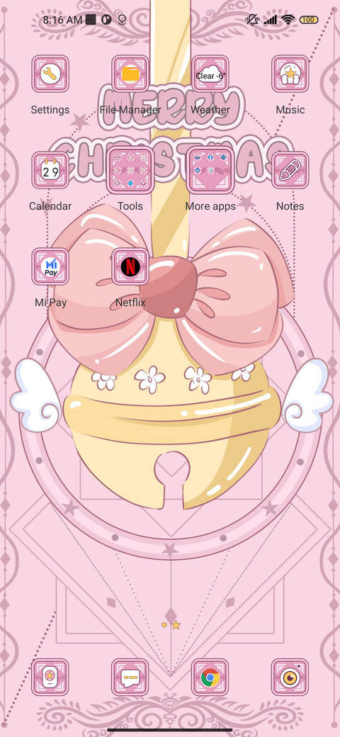 Pink Bell Card screenshot