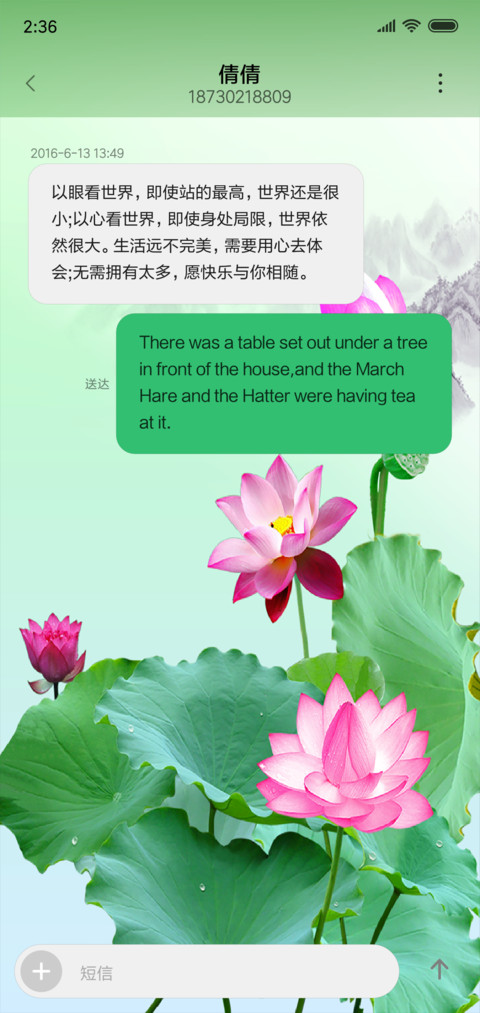 荷花图 screenshot