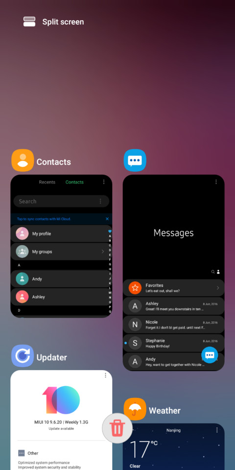 One UI Dark screenshot