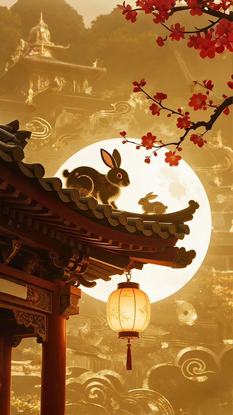 中秋至万物皆团圆-锐景创意 screenshot
