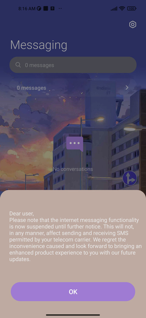 White anime world screenshot