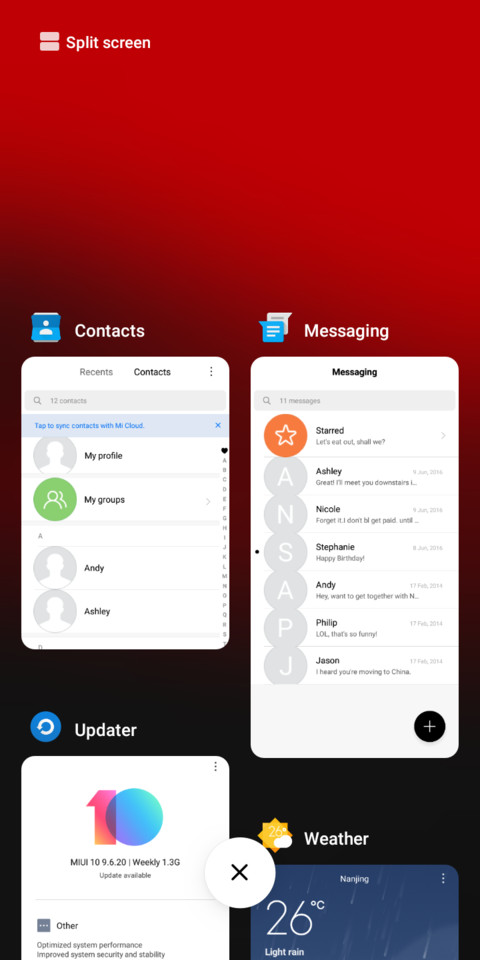 Android Black White screenshot
