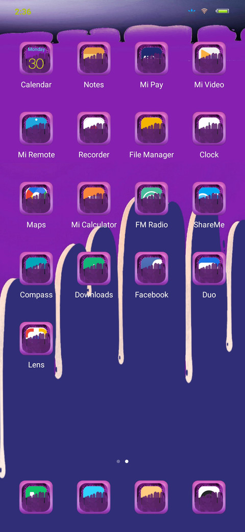 Purple glow screenshot