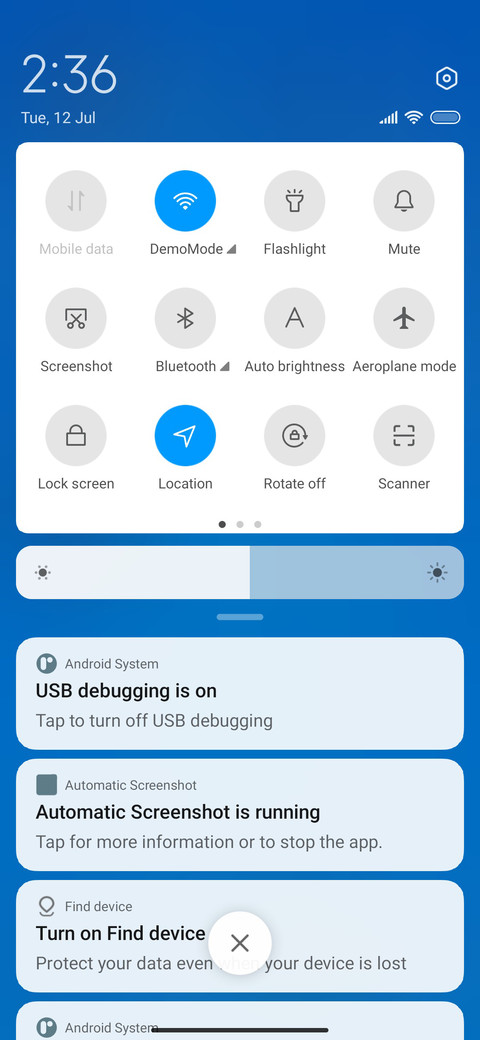 Blue Circle screenshot