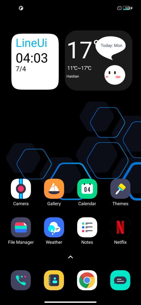 Zen Bluer Lineui screenshot