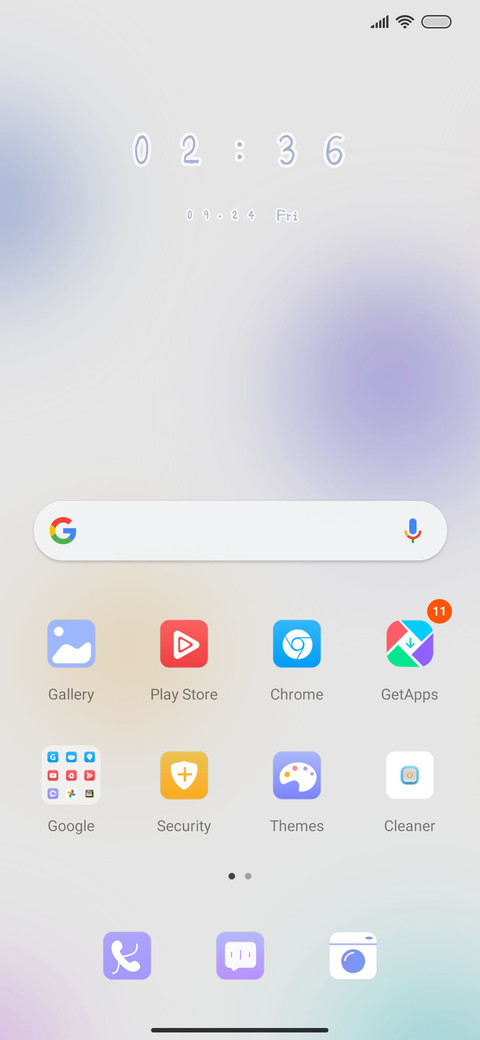 Round colored ball screenshot