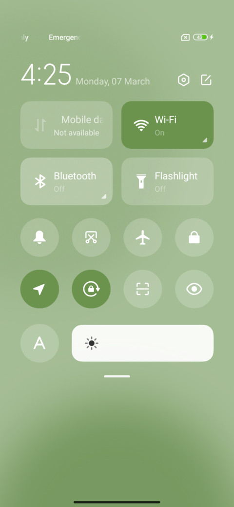 Green circle screenshot