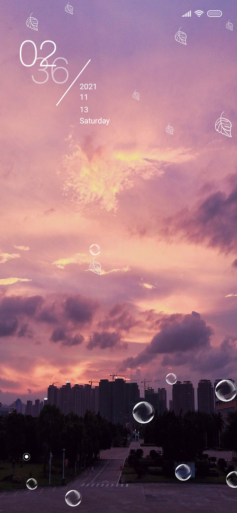 Dynamic sunset screenshot