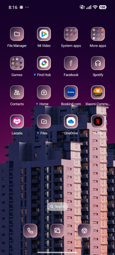 Pink Buildings screenshot