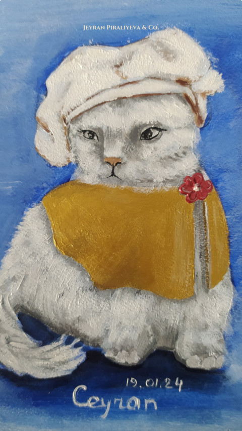 Cat with hat screenshot