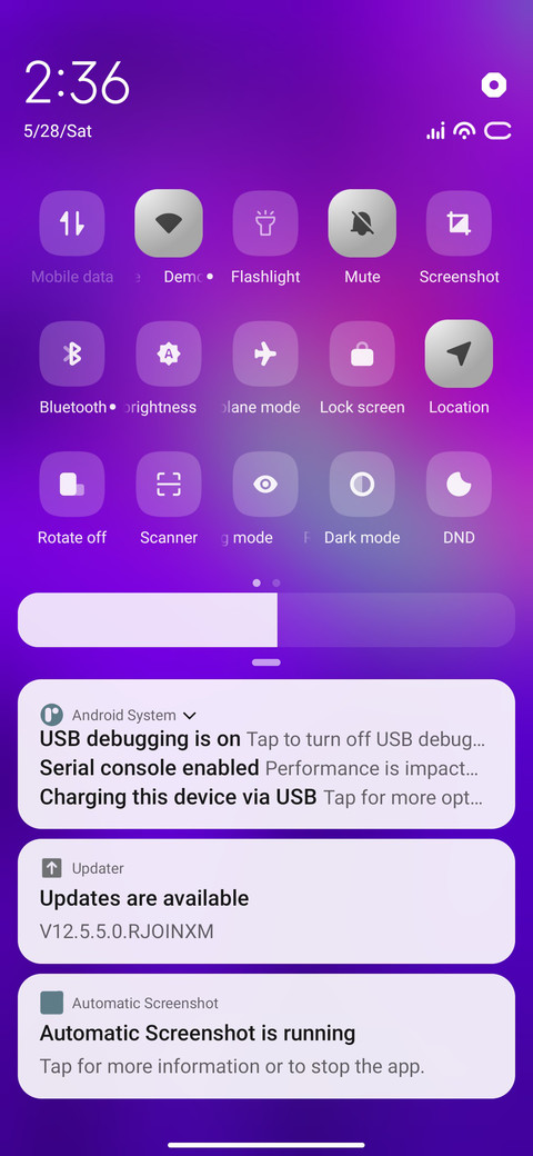 Purple Water screenshot