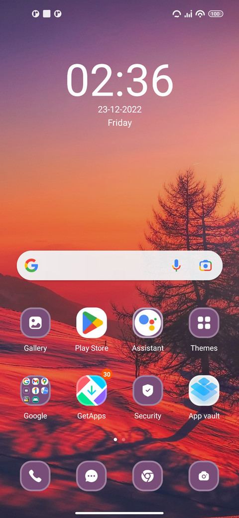 Sunset screenshot