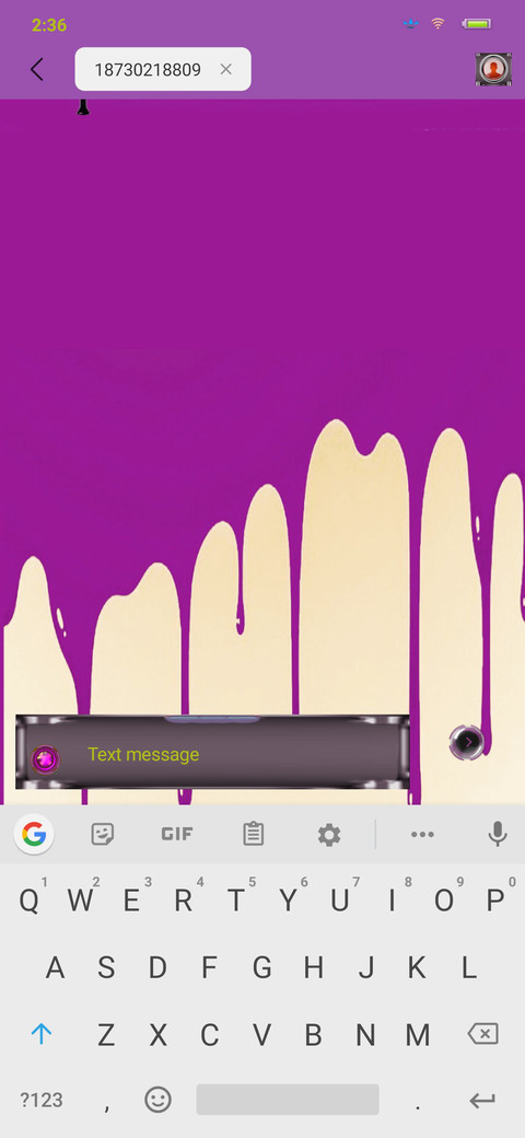 Purple glow screenshot