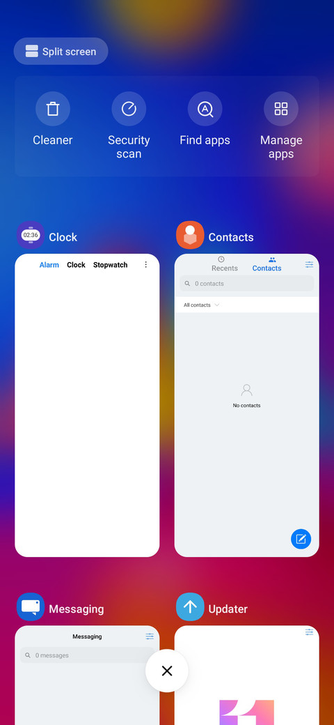 Experience UI11 screenshot