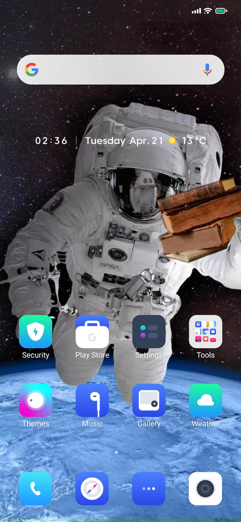 Astronout Book screenshot