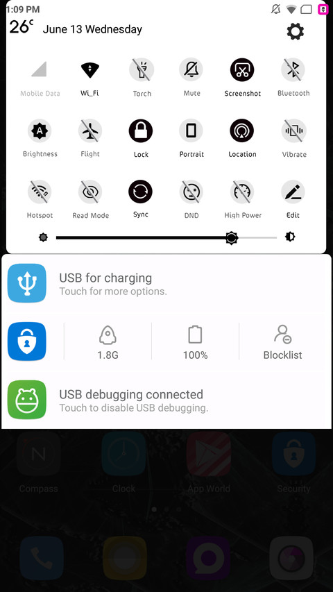 Smart UI Black screenshot