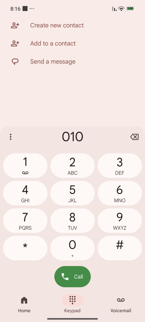 Black minimalist screenshot