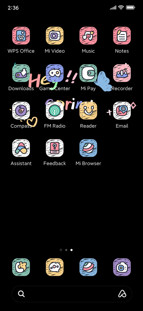 Graffiti flowers screenshot