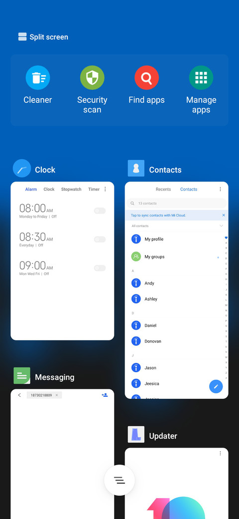 Blue Edge 4.0_DWM3 screenshot
