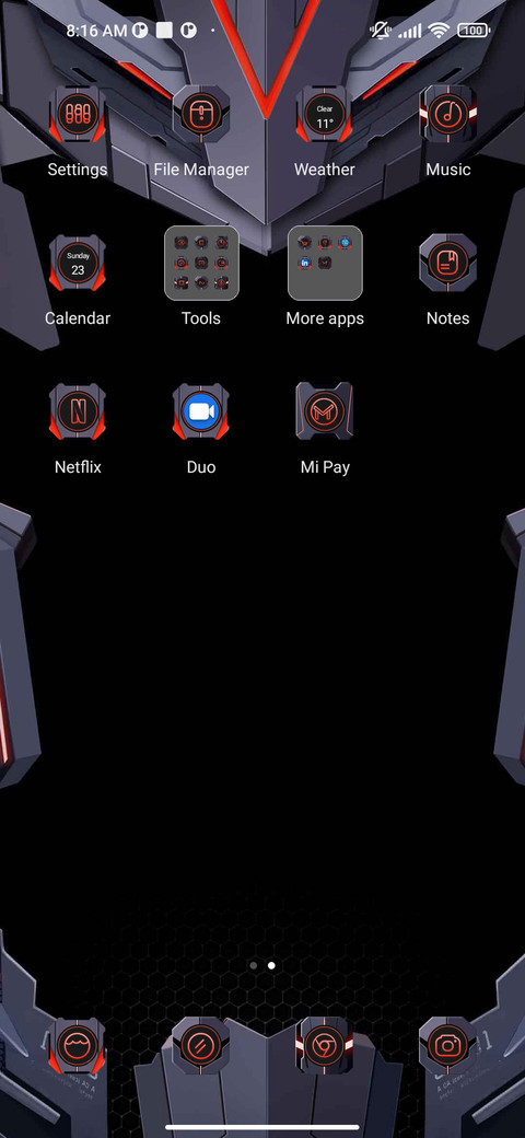 Crimson warning screenshot