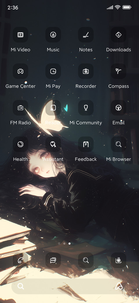 Butterfly dark screenshot
