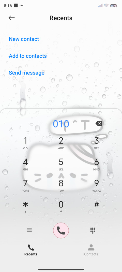 Rain sad cat screenshot