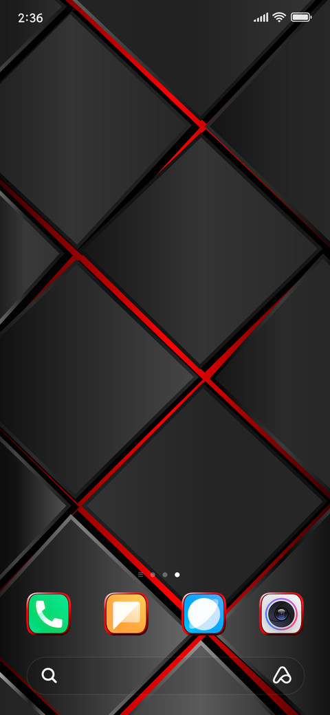 Red-Black Geometry screenshot