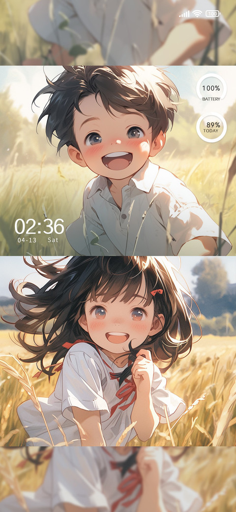 Comic field couple screenshot