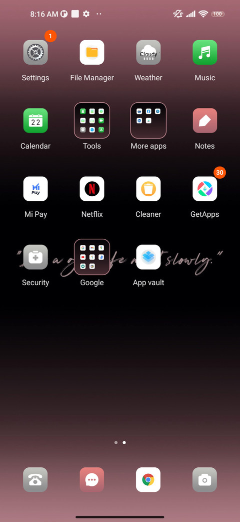 Pink Black Smart screenshot