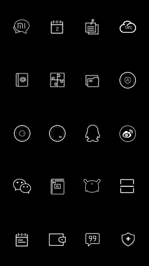 网红时钟 炫酷切换 screenshot