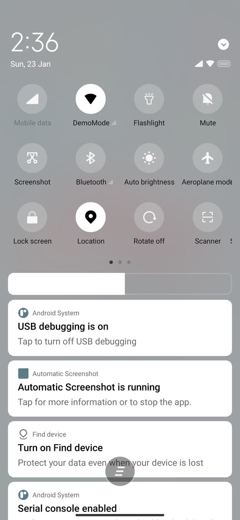 Destro OS screenshot