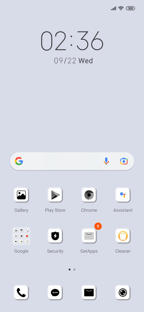 New mode charging screenshot