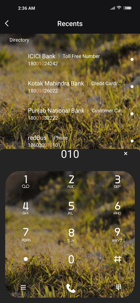 Sunny grass screenshot