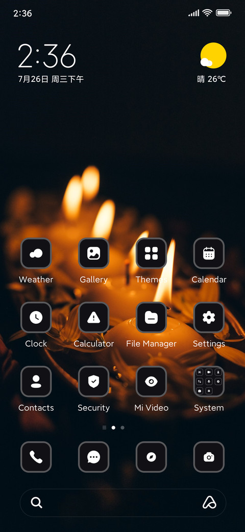 Candles screenshot