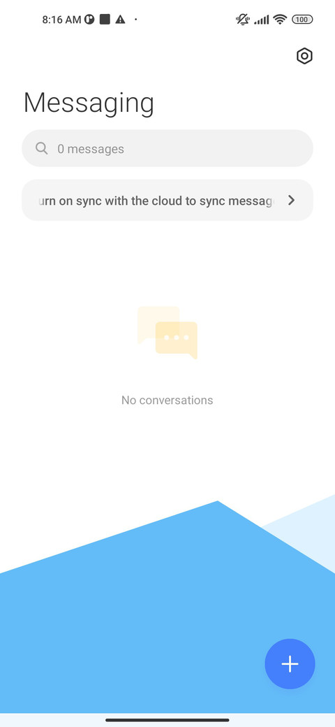 Blue Geometry screenshot