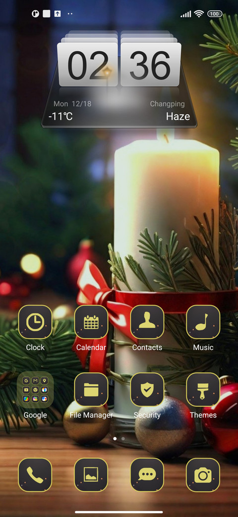 new year candle screenshot