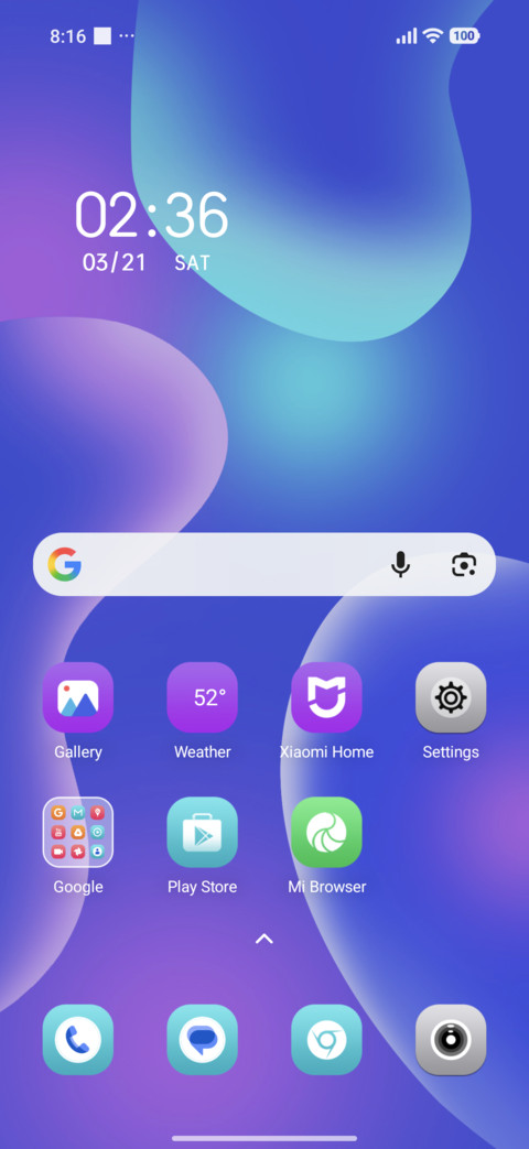 Indigo Aqua Flow screenshot