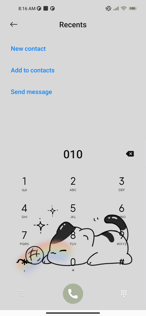 Lazy cat screenshot