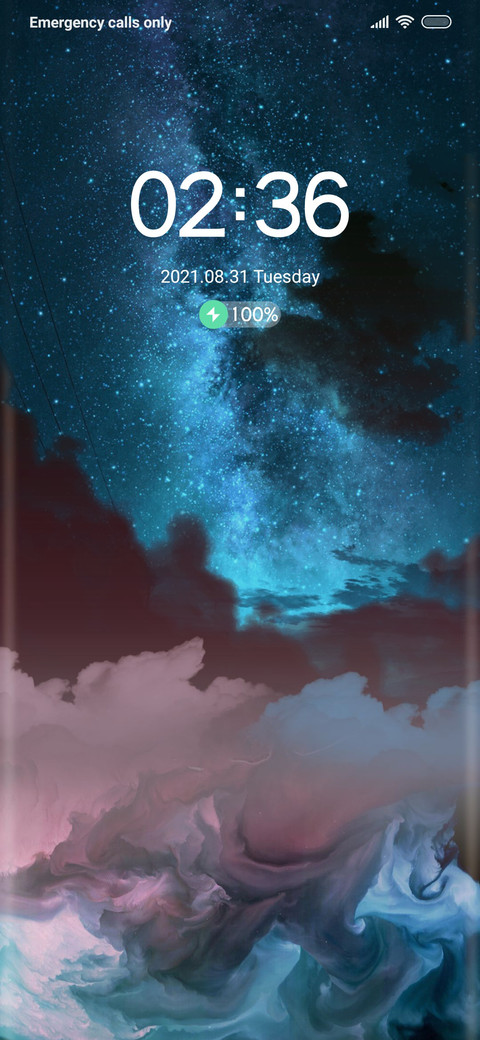 Starry night screenshot