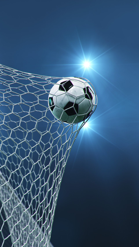 Concept of soccer ball, sport games, football match screenshot