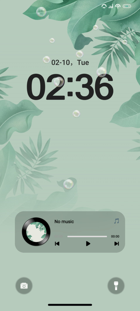 Light green screenshot