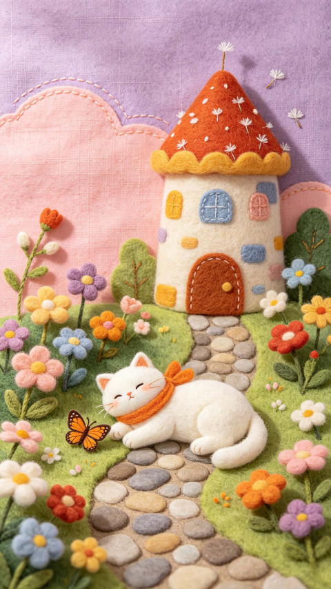 陪小猫躲进毛毡世界 screenshot