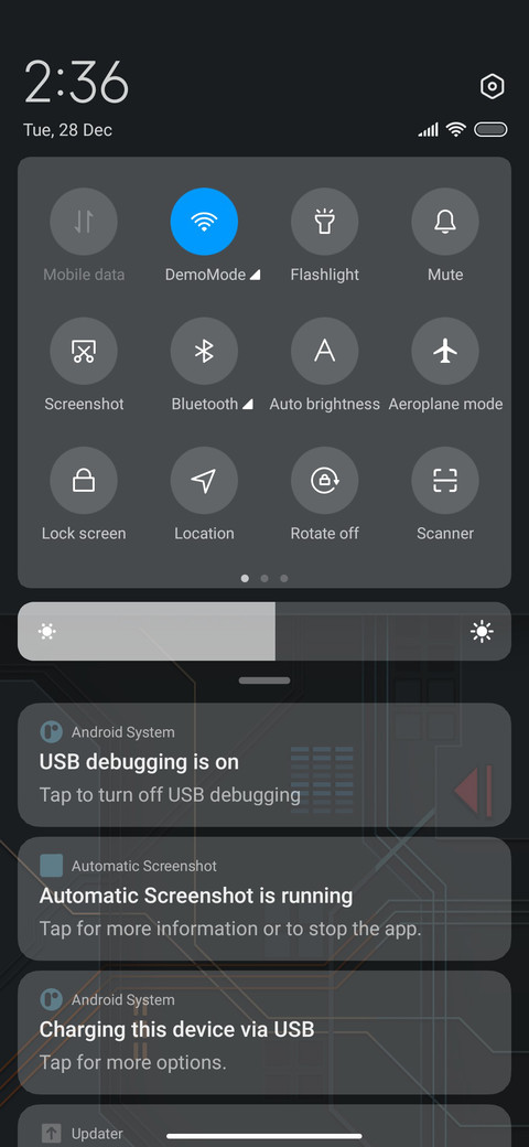 Unlock screenshot